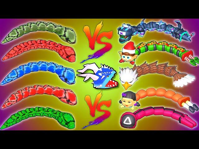 Amazing  Best Victory Gameplay 100%  Comman Snake Vs VIP Snake  Snake Clash #248