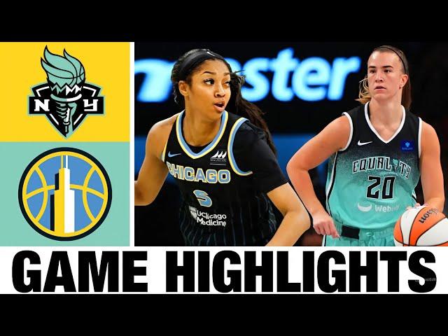 Chicago Sky vs New York Liberty FULL GAME Highlights | 2024 Women's Basketball