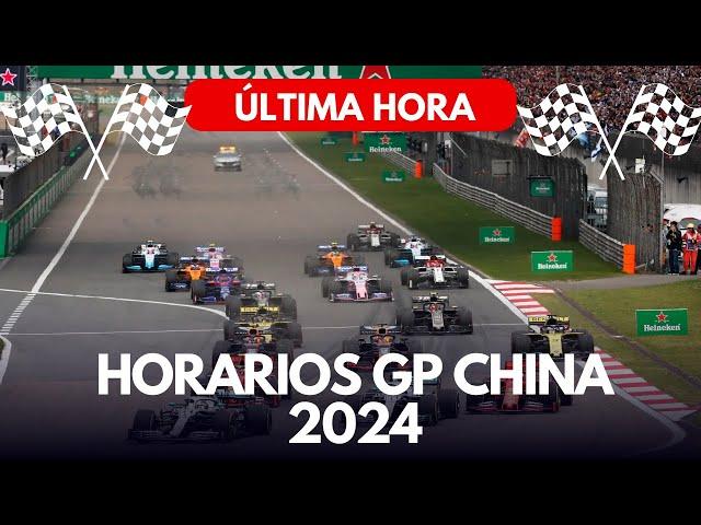 F1 HOY: HORARIOS DEL GP DE CHINA DE F1