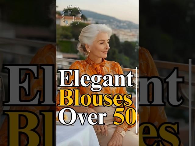 Elegant Blouses | Mature Italian Fashion & Style Over 60