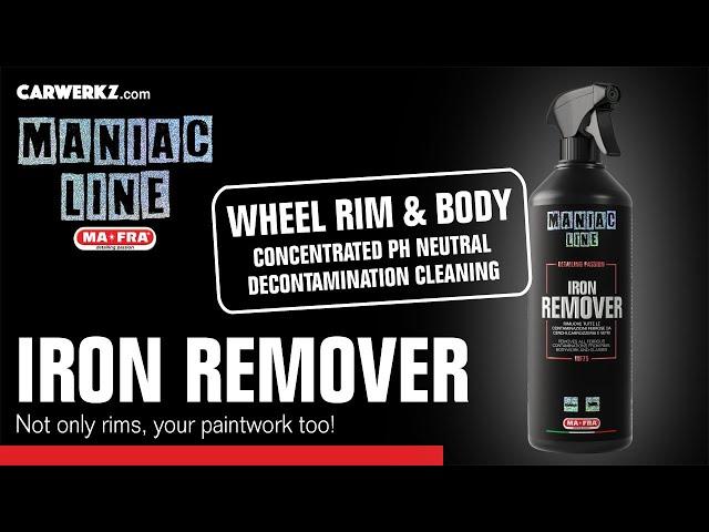 Mafra Maniac Line Iron Remover 1L (PH Neutral clean decontaminate wheel rims brake dust paintwork)