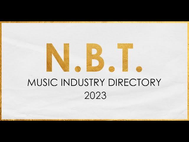 MusicRow's N.B.T. Music Industry Directory 2023