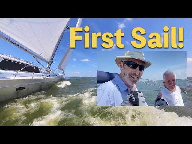 First SAIL and Boat TOUR! Enksail Orion 49 ALUMINUM Sailboat | EP 253