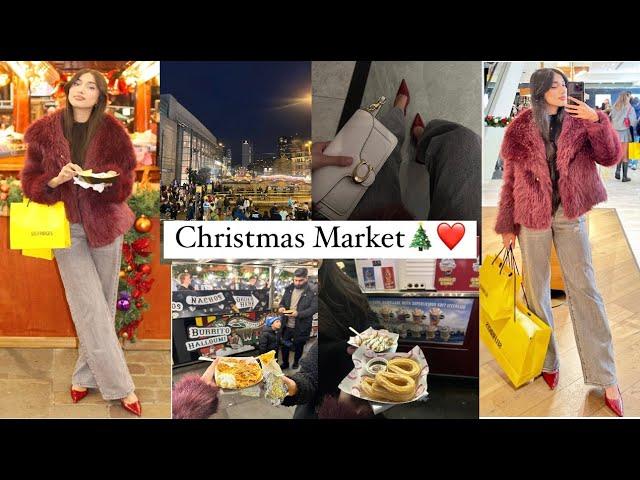 COME WITH ME TO THE CHRISTMAS MARKET | VLOG | HUMNA NAEEM