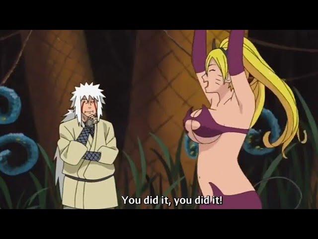 Naruto and Jiraiya Pervy moments while training