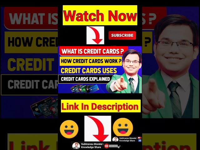What is Credit Card? Credit Cards Full Details #shorts #shortsvideo #creditcard