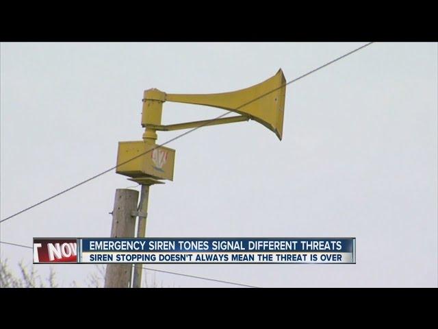 Emergency Siren Tones Signal Different Threats