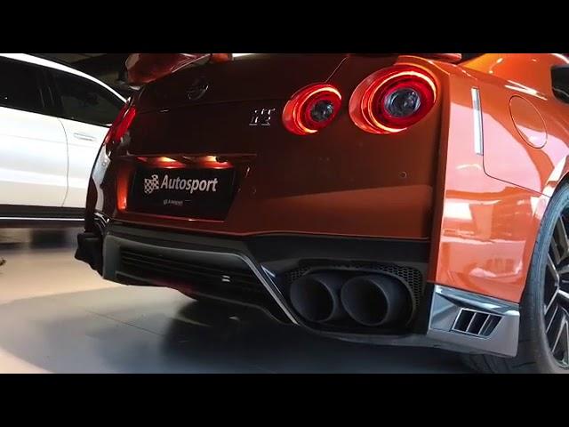 2018 Nissan GTR Premium Valve closed then opened | ARMYTRIX Flap Exhaust | Loud Revs Sound