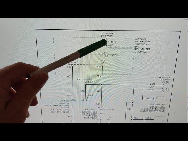 REVERSE LIGHTS EXPLAINED how to fix  REVERSE LIGHTS from   WIRING DIAGRAM TROUBLESHOOTING THEM