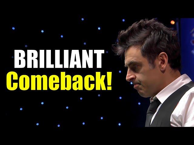 A Tough Match With a Great Comeback from Ronnie O'Sullivan!