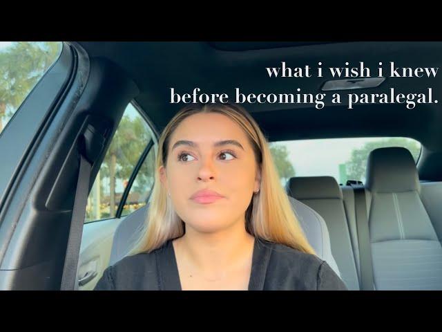 What I Wish I Knew Before Becoming a Paralegal