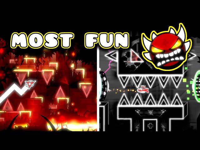 Top 10 Most Fun Extreme Demons in Geometry Dash