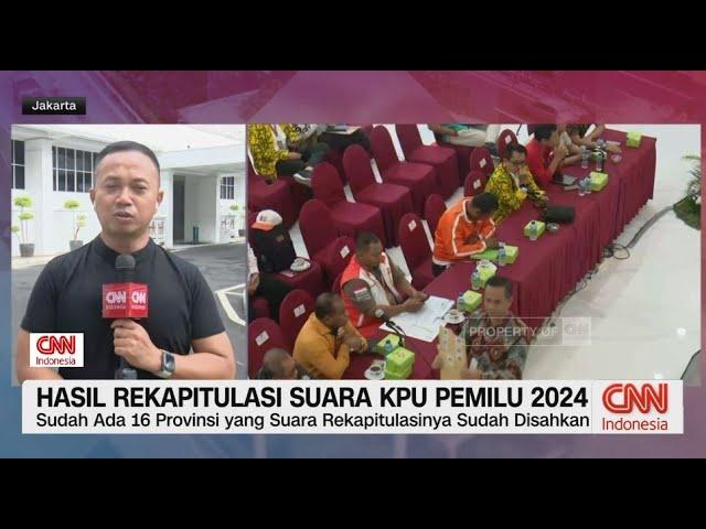 Live Update Hasil Rekapitulasi Suara KPU Pemilu 2024