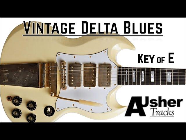 Vintage Delta Blues in E | Guitar Backing Track