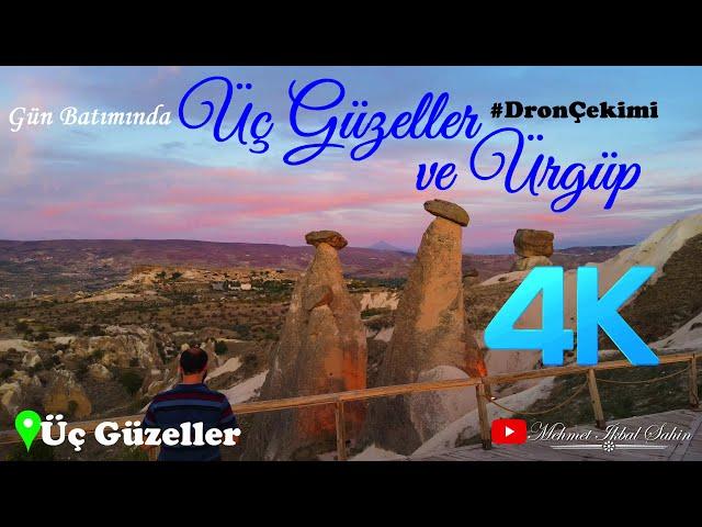 Üçgüzeller ve Ürgüp - Gün Batımı / 4K Havadan Çekim / Göçtü Kervan enstrümantal / 4.10.21