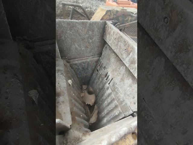 smashing concrete