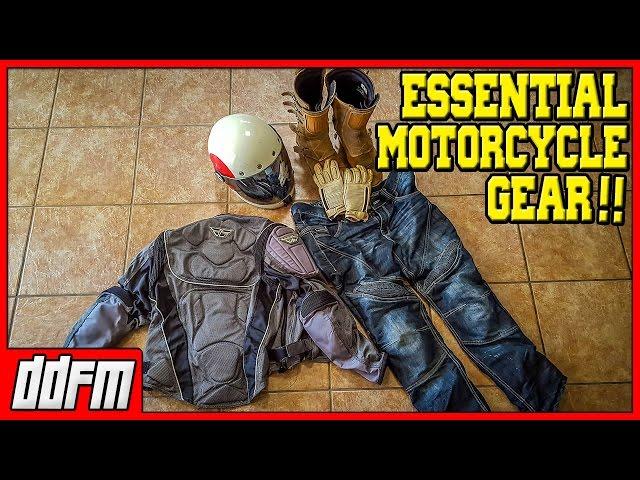 5 Motorcycle Protective Gear Items You Need to Wear - What to Wear When Riding a Motorcycle