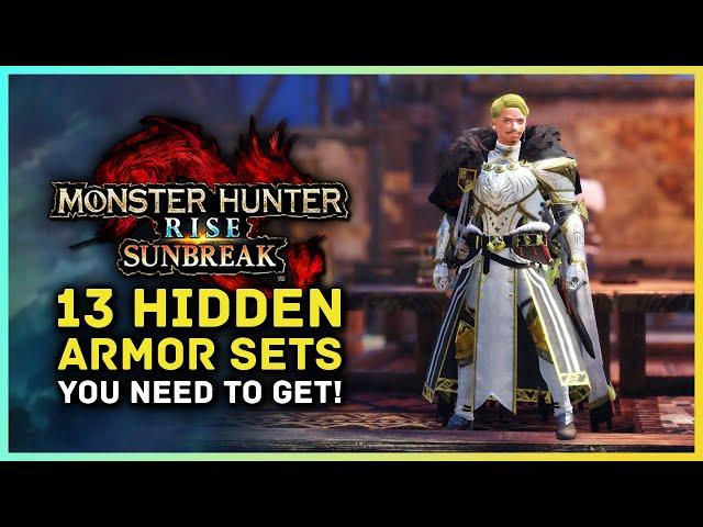 Monster Hunter Rise sunbreak - 13 Hidden Armor Sets You Need to Get!