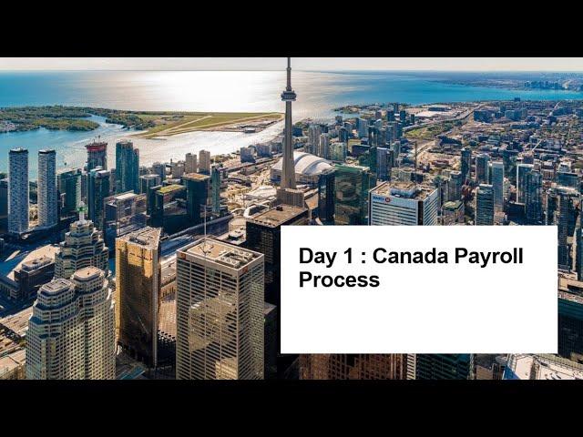 SAP Canada Payroll (PYCA) Day 1