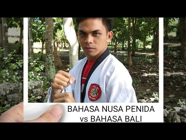 Lawak Nusa Penida, Bahasa Nusa Penida vs Bahasa Bali