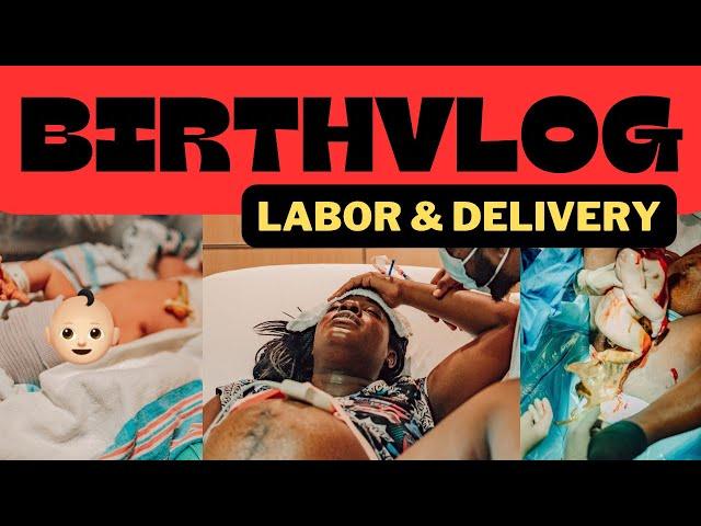 INTENSE LABOR AND DELIVERY VLOG *RAW AND REAL* | NATURAL BIRTH | NO EPIDURAL *MUST WATCH*