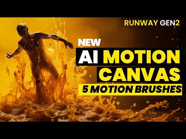 Direct AI Video Generations With 5 Motion Brushes. Runway Gen2