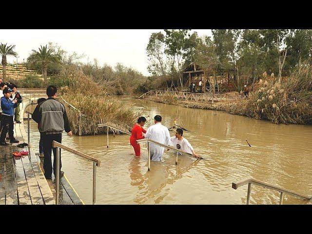 Jesus was baptized by John the Baptist here - The baptismal site on the banks of the Jordan River