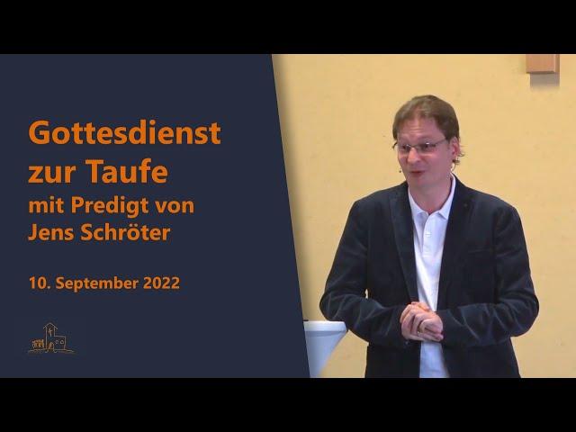 Taufgottesdienst 10.09.2022 | FeG Usingen