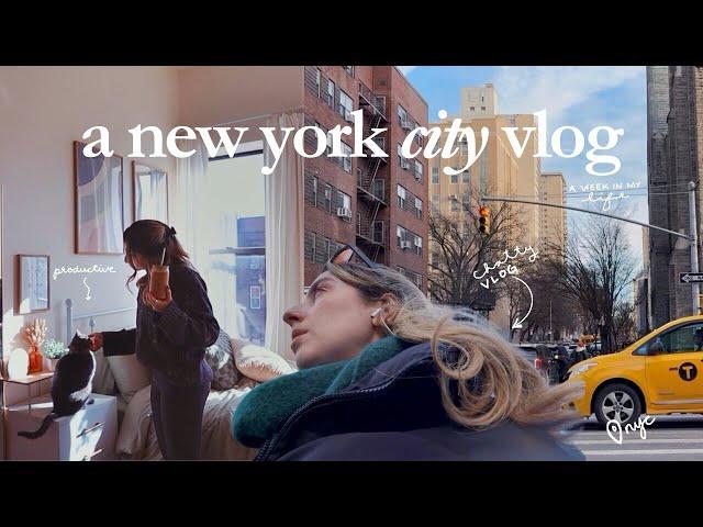 a productive week in my life in new york city *chatty vlog*