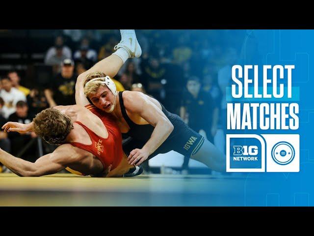 Select Matches: Iowa State at Iowa | Big Ten Wrestling | 11/23/24