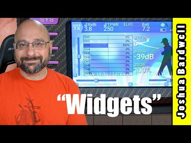 The best use for your RadioMaster color screen // WIDGETS HOW TO