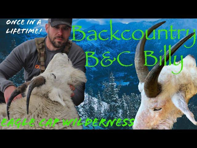 RECORD BOOK Mountain Goat-Once In a LIFETIME Eagle Cap Wilderness Back Country Hunt