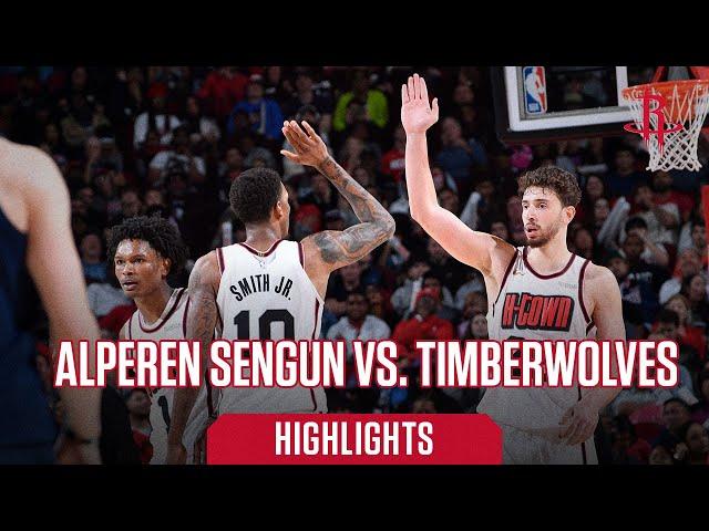 Alperen Sengun (38 points) Highlights vs. Minnesota Timberwolves l Houston Rockets