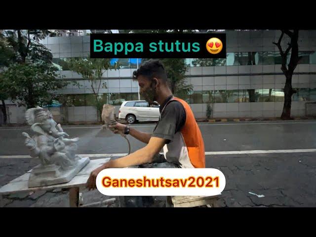 Mumbai work shop tejas parmar vlog bappa stutus  2021 ganeshutsav