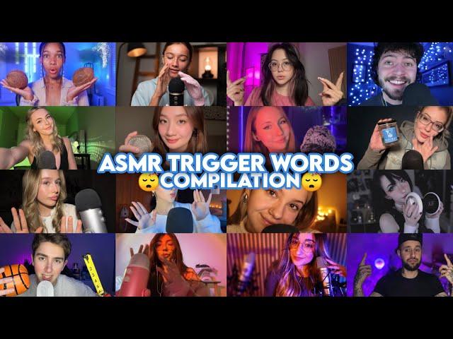 ASMR The Best Trigger Words  Compilation  Ever | Mouth Sounds Compilation