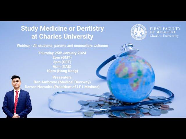 Study Medicine or Dentistry at Charles University - Meet the LF1 MedSoc President