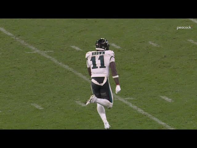 A.J. Brown's 68-yard TD recaptures Eagles' lead on second play of half