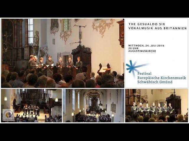 The Gesualdo Six | "Quemadmodum" John Taverner | Festival Europäische Kirchenmusik Schwäbisch Gmünd