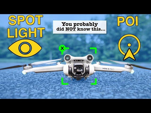 Spotlight vs POI - DJI Mini 3 Pro - Ultimate Guide to unlock EPIC Cinematic Aerial Shots.