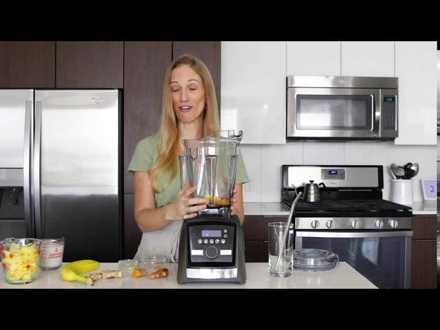 Downshiftology Pineapple Turmeric Smoothie with Lisa Bryan