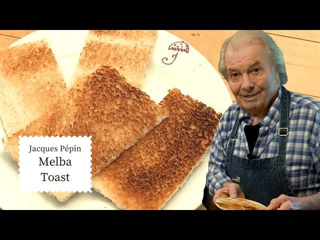 How to Make Melba Toast | Jacques Pépin Cooking at Home  | KQED