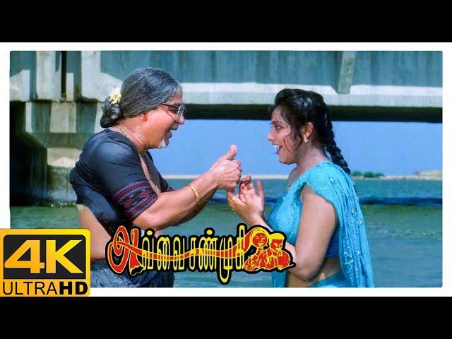 Avvai Shanmughi Tamil Movie 4K | Kamal reveals his identity | Kamal Haasan | Meena | Gemini Ganesan