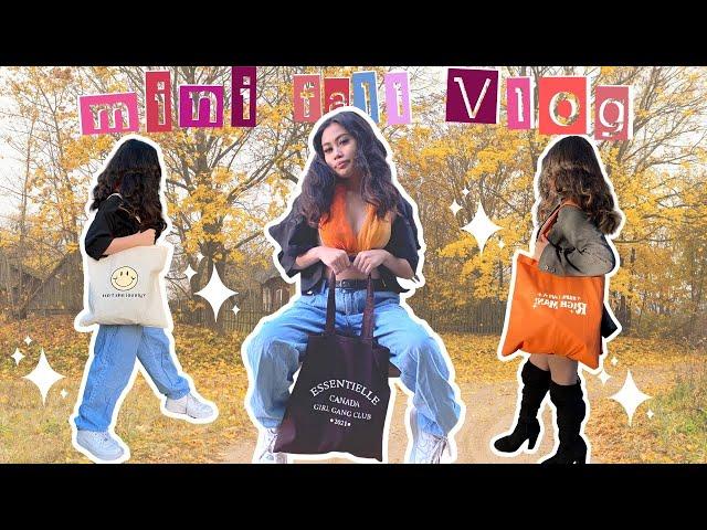 small business diary vlog ️ behind the scenes of our totebag photoshoot l mini fall vlog