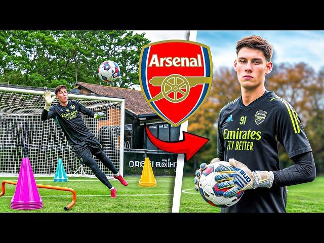 INTENSE Technical Training with Arsenal's Rising GK! | Player Series | Episode 4