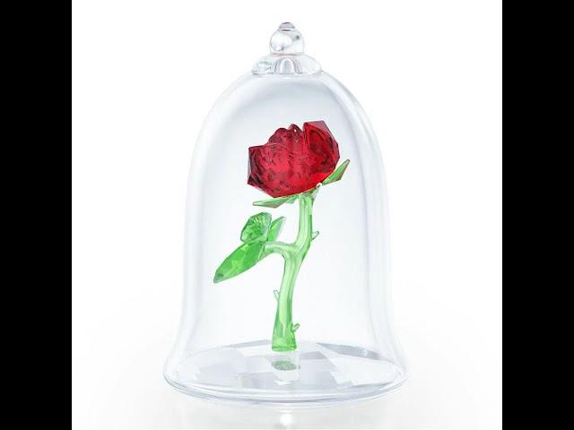 Swarovski Crystal Disney Beauty and The Beast Enchanted Rose