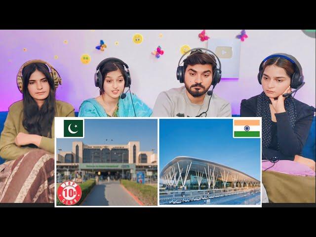 10 Biggest Airports Of Pakistan Vs 10 Biggest Airports Of India - Reaction