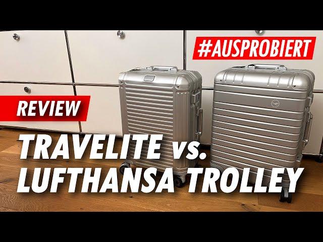 Travelite Next S vs. Lufthansa Aluminium Collection Trolley S  Review/Vergleich