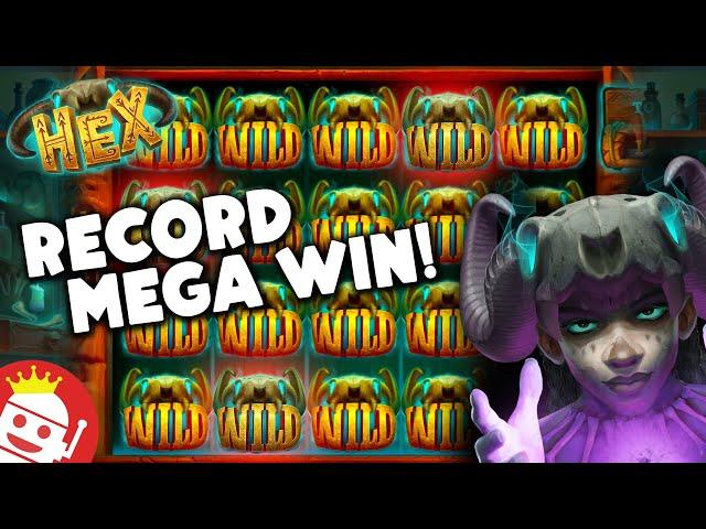 HEX SLOT  RECORD WIN!  INCREDIBLE! AMAZING! WOW!