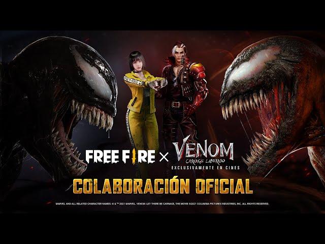 ¡COLABORACIÓN OFICIAL: VENOM CARNAGE LIBERADO x FREE FIRE!  | Garena Free Fire