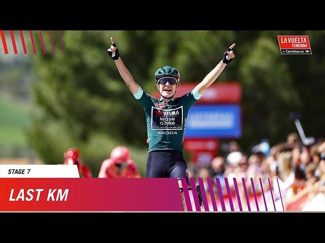 Last Km - Stage 7 - La Vuelta Femenina 24 by Carrefour.es